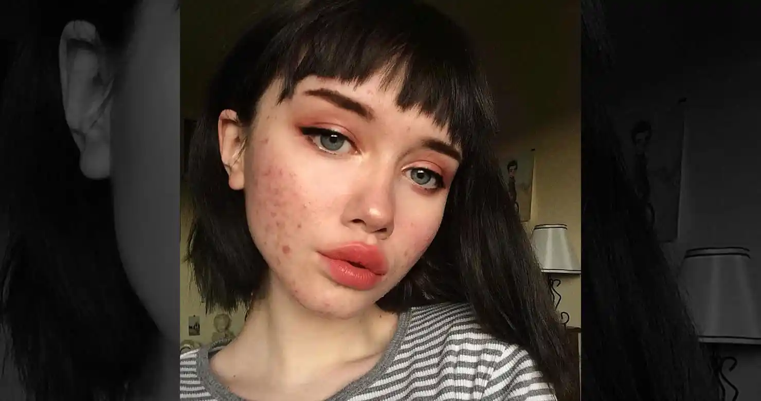 Unedited original photograph before retouching